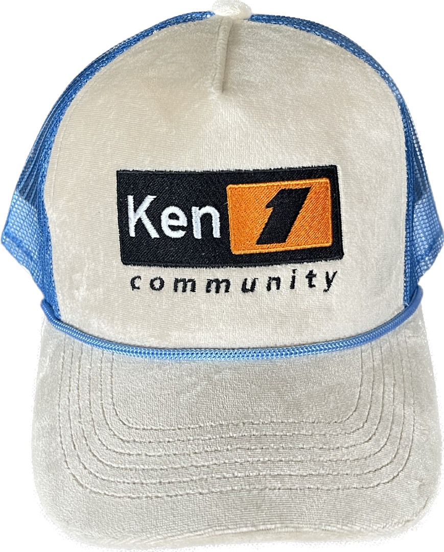 KEN1 Community Velvet Cap Blue