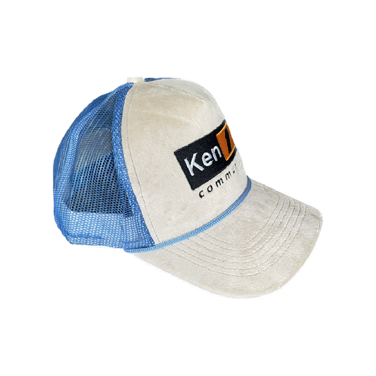 KEN1 Community Velvet Cap Blue